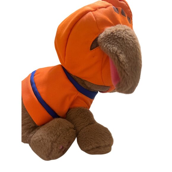 Gund Paw Patrol Plush Dog Zuma Orange Outfit Embroidered Paws Stuffed Animal 9" - Picture 4 of 5